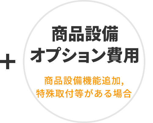 商品設備・オプション費用